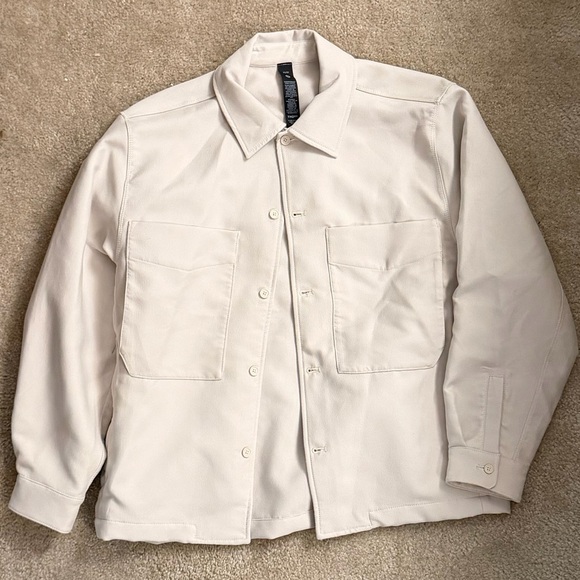 lululemon athletica Other - lululemon athletica Cream Lightweight Overshirt Jacket